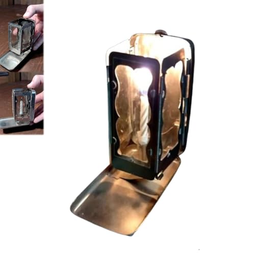 VZXATYOP Faltbare Taschenkerzenlaternen Kerzenhalter Aus Metall for Die Innen-/Außendekoration Geschenke Und Camping(1pc) von VZXATYOP