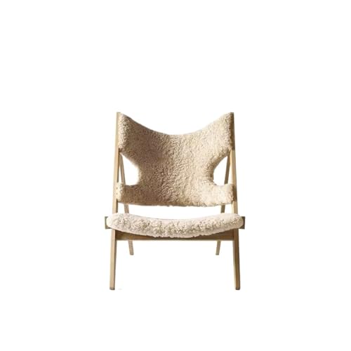 VZXATYOP Liegestuhl aus Massivholz moderner Freizeitsessel aus Holz for Wohnzimmer Esszimmer oder Privatunterkunft leises und Robustes Design(64.9x79.8x108.1cm 1) von VZXATYOP