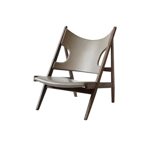 VZXATYOP Liegestuhl aus Massivholz moderner Freizeitsessel aus Holz for Wohnzimmer Esszimmer oder Privatunterkunft leises und Robustes Design(64.9x79.8x108.1cm 3) von VZXATYOP