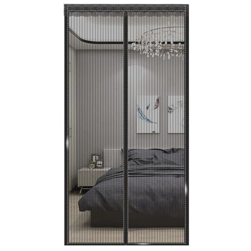 VZXATYOP Magnetischer Fliegen- Und Moskitonetz-Türvorhang Abnehmbar Und Waschbar for Einfache Installation Und Wiederverwendbaren Schutz(Width-165cm,Height-225cm) von VZXATYOP