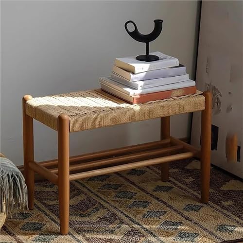 VZXATYOP Schuhbank Aus Massivholz for Den Eingangsbereich – Modernes Design for Den Eingangsbereich Langlebiges Möbel for Wechseln Der Schuhe(27.6X11.8X15.7IN) von VZXATYOP