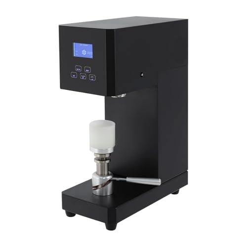 Vakuumiergerät for Gläser und Dosen – Versiegelt Milchteeflaschen aus Kunststoff und Aluminiumblech mit 5–10 cm Durchmesser Einmachglas-Versiegeler(Black) von VZXATYOP