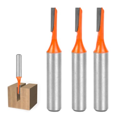 VZXZXE 3 Stück Fräser für Oberfräse Holz Fräser Router Bit Bündigfräser Fräser Set bündigfräser kugellager oben oberfräse zubehör fräser holz für Holz Fräser Schneiden Nutfräsen von VZXZXE