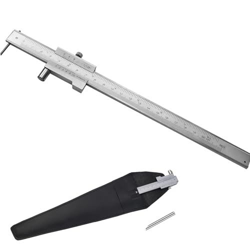 VZXZXE Edelstahl Markierungswerkzeuge Parallel gekreuzter Messschieber 0–20 cm Metrische Imperiale Lesung Messschieber Analog Schieblehre Analog Schublehre Messlehre von VZXZXE