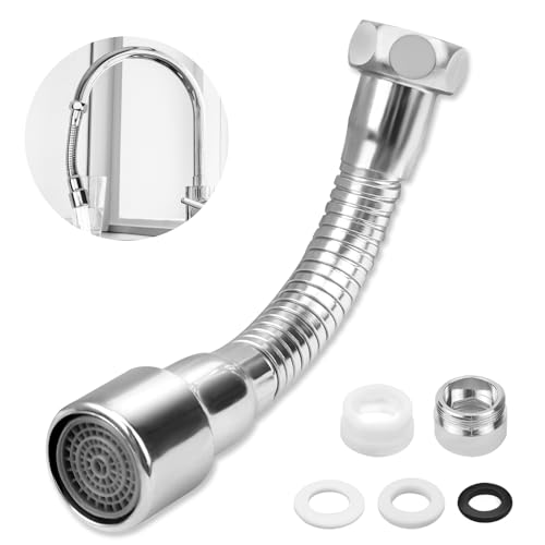 VZXZXE Wasserhahn Verlängerung 14cm, 360° Schwenkfunktion, Explosionsgeschützt und Rostfrei, Geeignet für Badezimmer und Küchenhahnverlängerungen VZXZXE Wasserhahn Verlängerung 14cm, 360° Schwenkfunktion, Explosionsgeschützt und Rostfrei, Geeignet für Badezimmer und Küchenhahnverlängerungen von VZXZXE