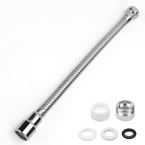 VZXZXE Wasserhahn Verlängerung 20cm, 360° Schwenkfunktion, Explosionsgeschützt und Rostfrei, Geeignet für Badezimmer und Küchenhahnverlängerungen VZXZXE Wasserhahn Verlängerung 20cm, 360° Schwenkfunktion, Explosionsgeschützt und Rostfrei, Geeignet für Badezimmer und Küchenhahnverlängerungen von VZXZXE