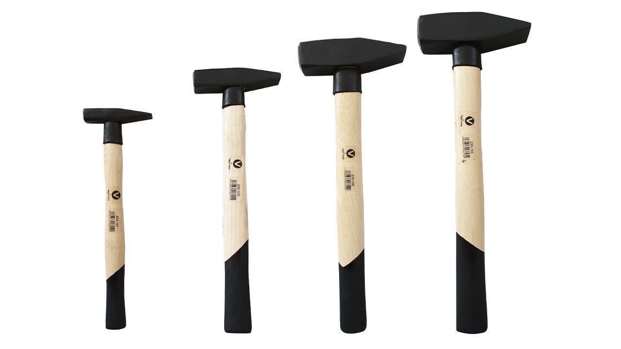 VaGo-Tools Hammer Schlosserhammer Hammer 4tlg Set 100/300/800/1000g von VaGo-Tools