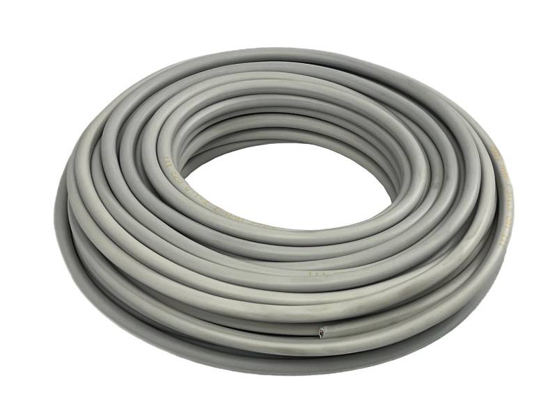 VaGo-Tools Mantelleitung Stromkabel NYM-J 3 x 1,5 - 50m grau Stromkabel von VaGo-Tools