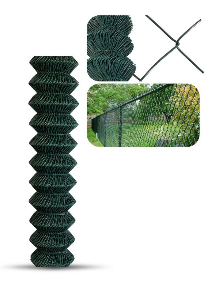 VaGo-Tools Zaun VaGo Maschendrahtzaun Gartenzaun 1mx25m 60x60mm von VaGo-Tools