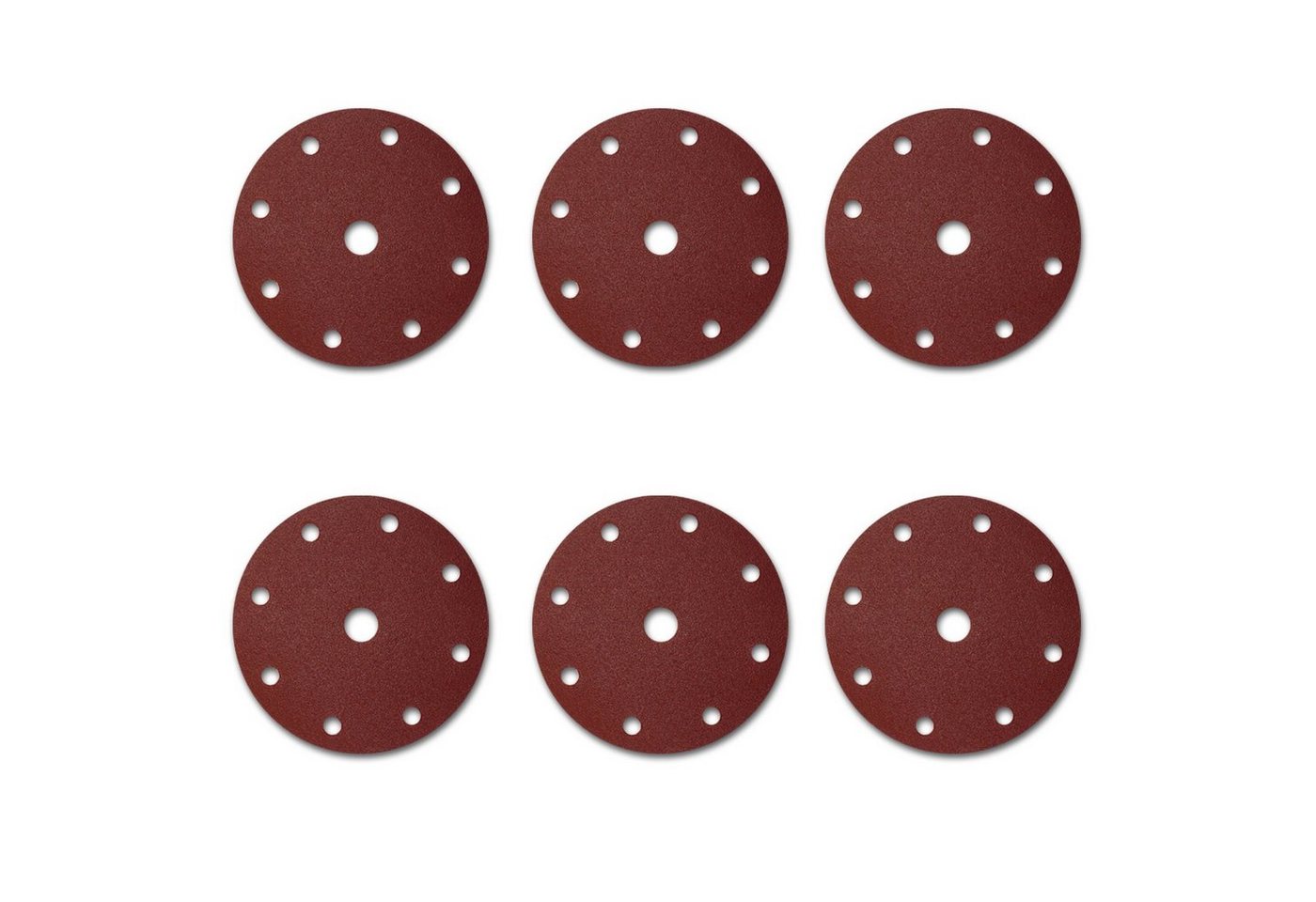 VaGo-Tools Schleifscheibe 40x Schleifscheiben Schleifpapier 150mm P120 9 Loch von VaGo-Tools