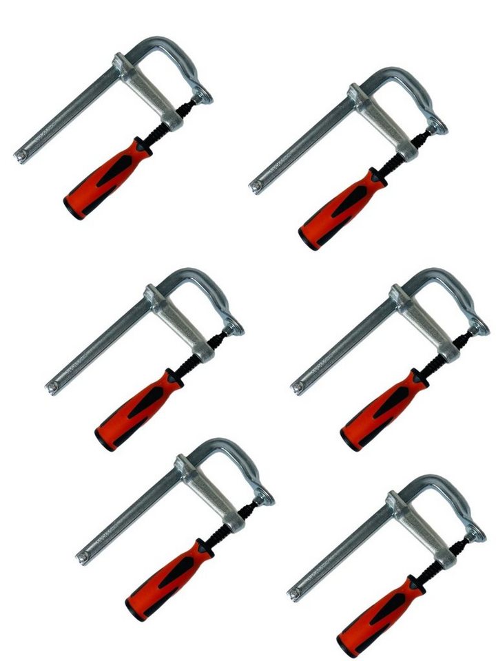 VaGo-Tools Schraubzwinge 6 Stück Profi Zwinge Schraubzwinge 250 x 120 mm, (Set) von VaGo-Tools