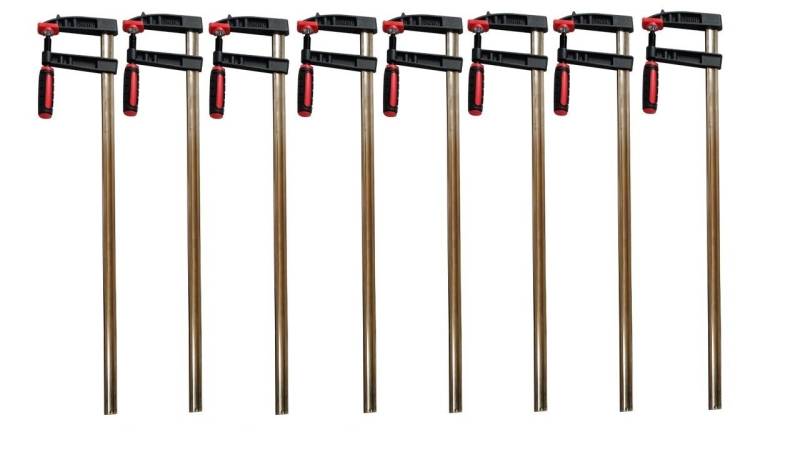 VaGo-Tools Schraubzwinge 8 Schraubzwingen 1000x120mm mit Kunststoffgriff von VaGo-Tools