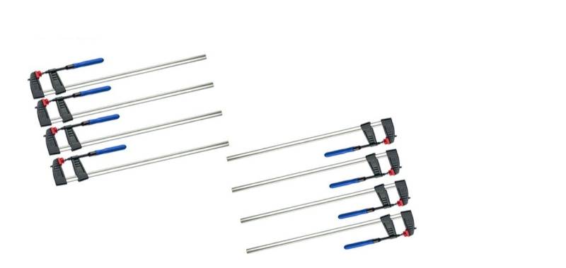 VaGo-Tools Schraubzwinge Schraubzwinge Rutschsicherung 800 x120mm 8x von VaGo-Tools
