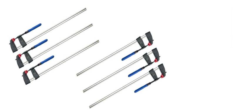 VaGo-Tools Schraubzwinge Schraubzwinge Rutschsicherung 1000 x120mm 6x von VaGo-Tools