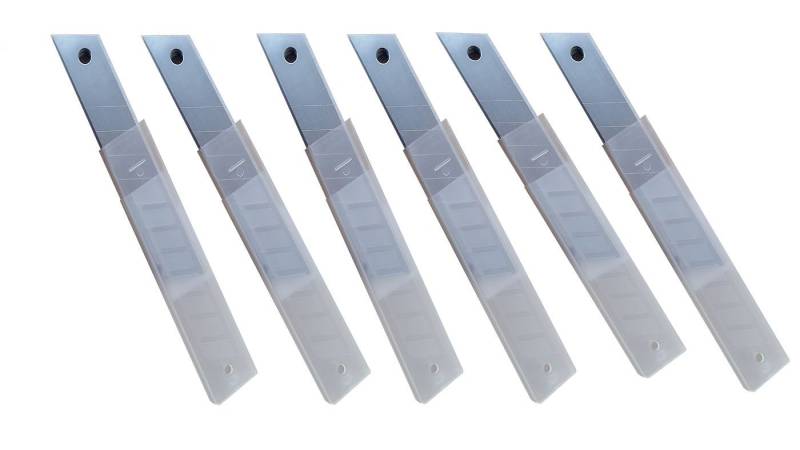 VaGo-Tools Teppichmesser 100x Abbrechklingen Ersatzklingen 18 mm Teppichmesser Klingen Teppich von VaGo-Tools