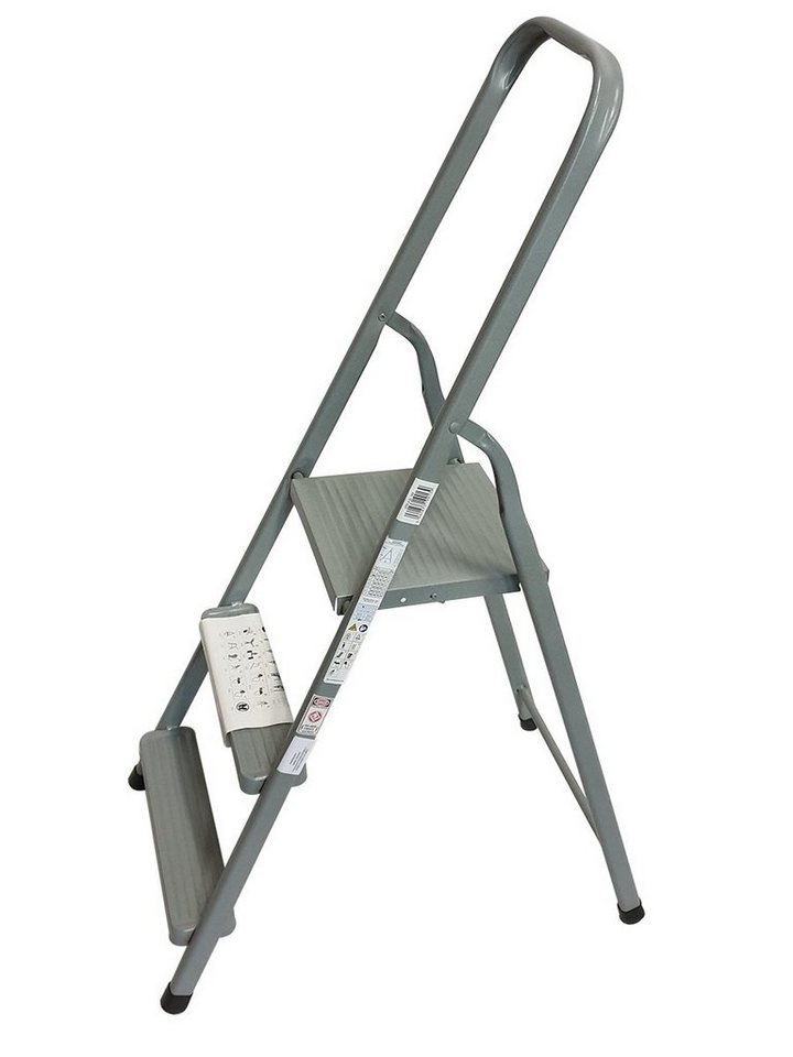 VaGo-Tools Vielzweckleiter Haushaltsleiter Stehleiter Stahl Leiter 3 Stufen (Stück) von VaGo-Tools