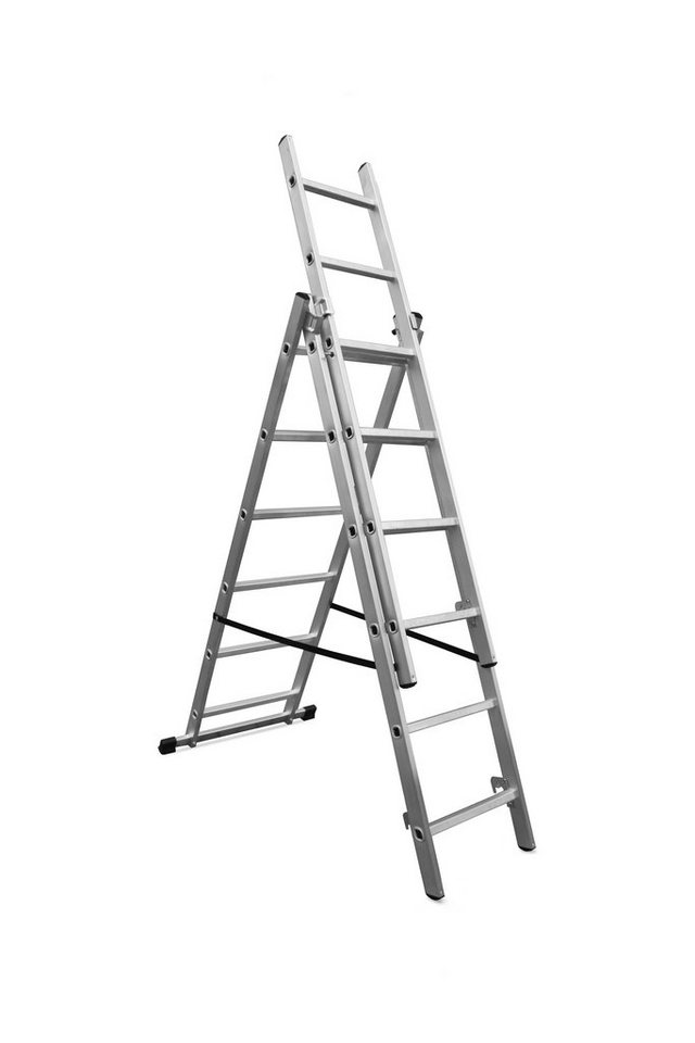 VaGo-Tools Vielzweckleiter Mehrzweckleiter Aluleiter Leiter 3 x 6 Stufen (Stück) von VaGo-Tools