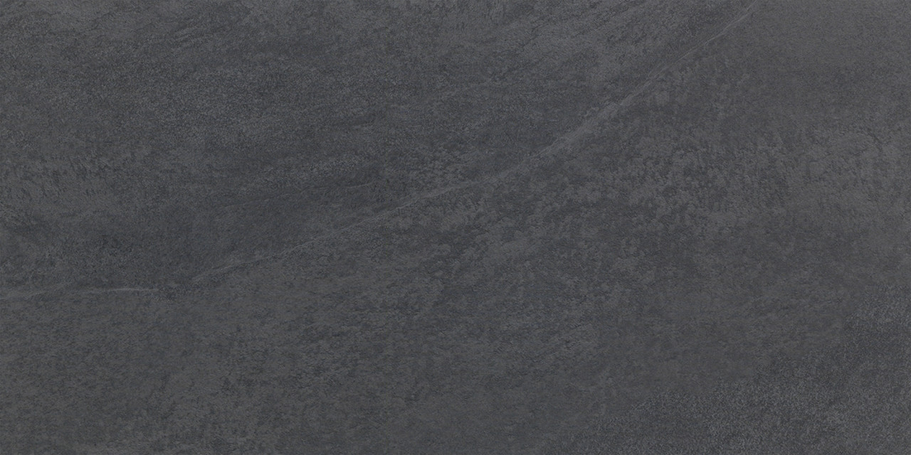 Bodenfliese Feinsteinzeug Questo Due 30 x 60,4 cm nero von Vabene