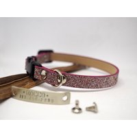 Handgefertigtes Personalisiertes Katzenhalsband Für Kleine Hunde von VacForPets