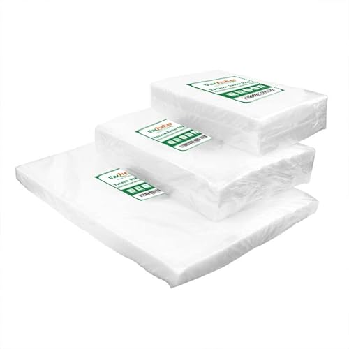 VacFreKep150Beutel 15x25cm(50) und20x30cm(50) und28x40cm(50) Vakuumier Beutel Vakuumbeutel für Lebensmittel,BPA-Frei Sous Vide Vakuumierbeutel Beutel für Vakuumierer und Folienschweißgeräte Geeignet von VacFreKep