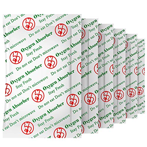 VacYaYa 1000CC (30-Pack) Sauerstoffabsorber-Pakete in Lebensmittelqualität für Hausgemachtes Trockenfleisch und Langfristige Lebensmittellagerung, in Vakuumbeuteln aufbewahrt von VacYaYa