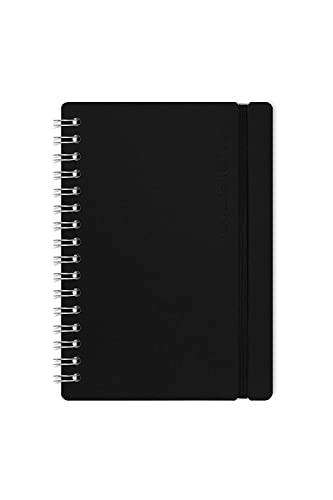 Vacavaliente Notizbuch, Recycled Leder, Blacks von Vacavaliente