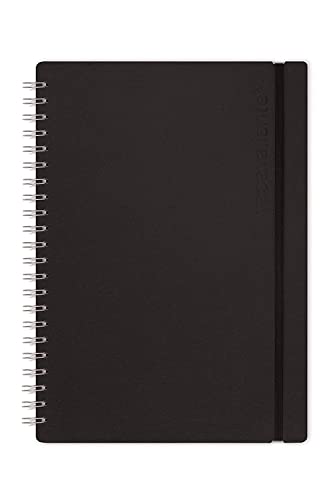 Vacavaliente Notizbuch, Recycled Leder, Blacks von Vacavaliente