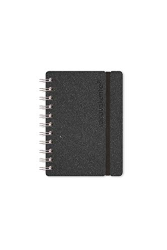 Vacavaliente Notizbuch, Recycled Leder, Gray von Vacavaliente