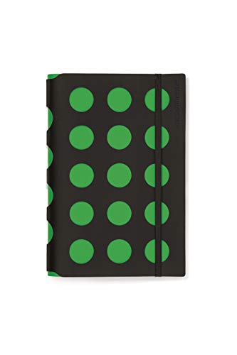 Vacavaliente Notizbuch, Recycled Leder, Green von Vacavaliente