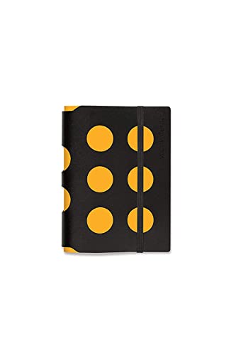 Vacavaliente Notizbuch, Recycled Leder, Yellow (gelb) von Vacavaliente