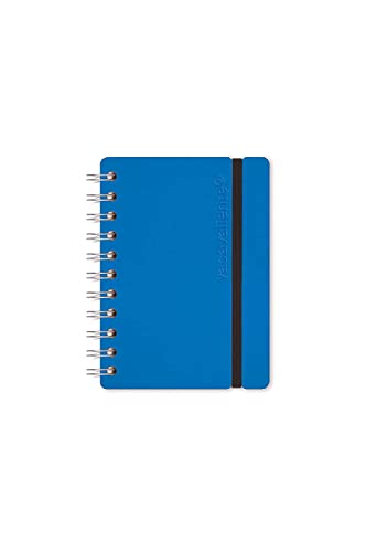Vacavaliente Notizbuch, Recycled Leder, blu von Vacavaliente