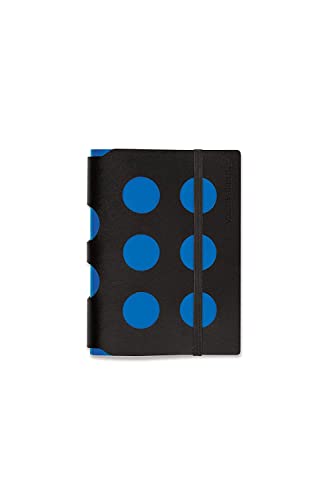 Vacavaliente Notizbuch, Recycled Leder, blu von Vacavaliente