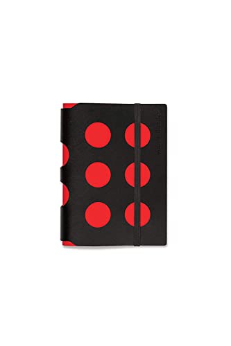 Vacavaliente Notizbuch, Recycled Leder, rot red von Vacavaliente