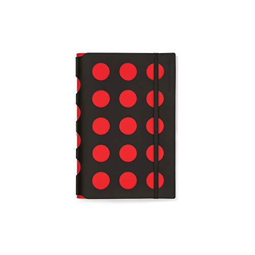 Vacavaliente Notizbuch, Recycled Leder, rot red von Vacavaliente