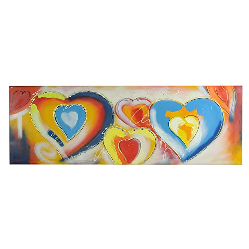 Säckchen Bild, abstrakte Herzen, mehrfarbig, mittel von Vacchetti Giuseppe