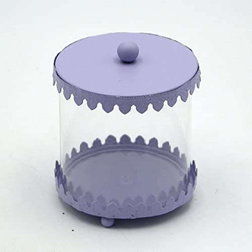 Teelichthalter aus Metall, Lavendel, Mehrfarbig, mittelgroß von Vacchetti Giuseppe