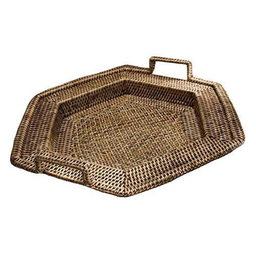 Vacchetti Giuseppe 1710930000 Tablett, Rattan von Vacchetti Giuseppe