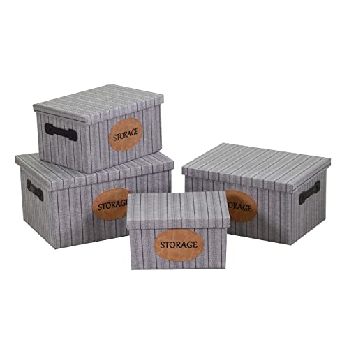 Vacchetti 232060000 Stoffbox 1-4 grau rechteckig groß von Vacchetti Giuseppe