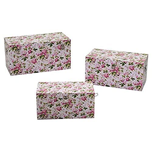 Vacchetti 3812810000 Aufbewahrungsbox, Kunstleder, Rosa, Medium, 3 Stück von Vacchetti Giuseppe