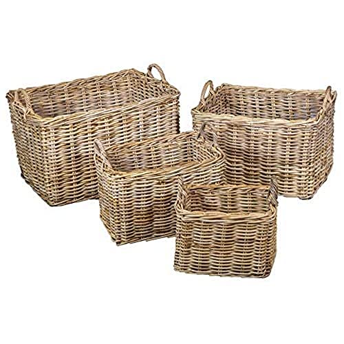 Vacchetti Giuseppe 4709710000 Korb, Rattan, Mehrfarbig, Medio von Vacchetti Giuseppe