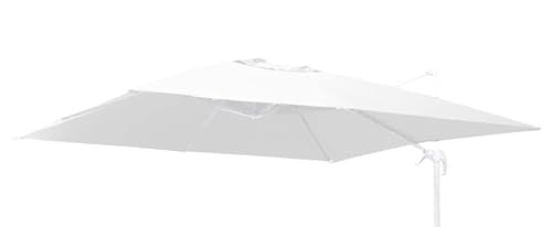Vacchetti 73001400RI Ersatz-Abdeckung für Sonnenschirm Modell Montana, Weiß, klein von Vacchetti Giuseppe