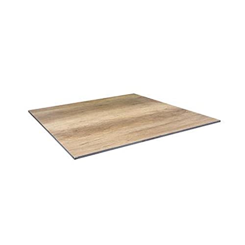 Vacchetti Top Tisch aus HPL, Naturholzoptik, 69 x 69 x 1 cm von Vacchetti Giuseppe