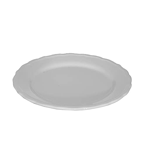 Vacchetti Juliet Teller weiß Obst, Keramik, klein von Vacchetti Giuseppe