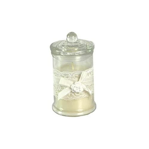 Vacchetti Kerze Glas mit Spitze Venus Sweet tiq-80 Stunden, Other, mehrfarbig, mittel von Vacchetti Giuseppe