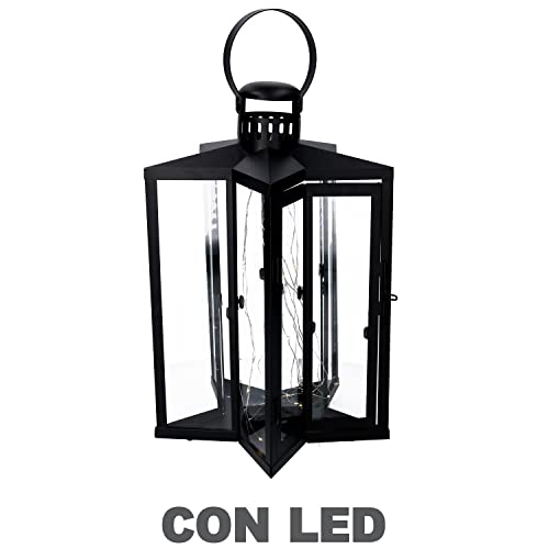 Vacchetti LED-Laterne Metall Stern Schwarz von Vacchetti Giuseppe