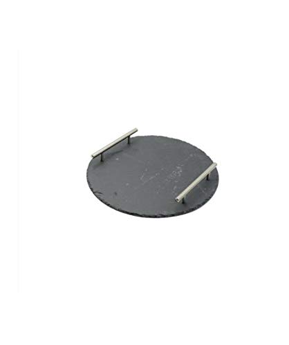 Vacchetti Schiefertablett rund, Mehrfarbig, klein von Vacchetti Giuseppe