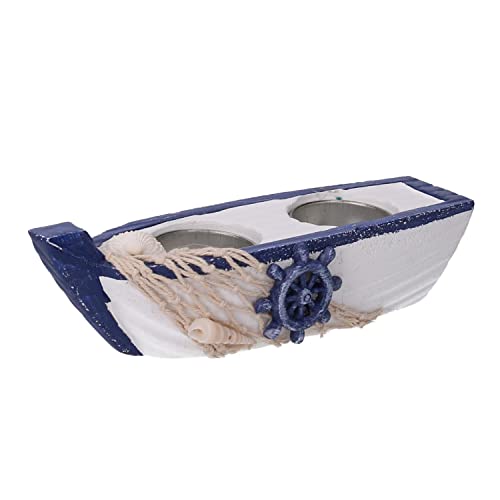 Vacchetti Teelichthalter aus Holz, Hellblau, klein Vacchetti Teelichthalter aus Holz, Hellblau, klein von Vacchetti Giuseppe
