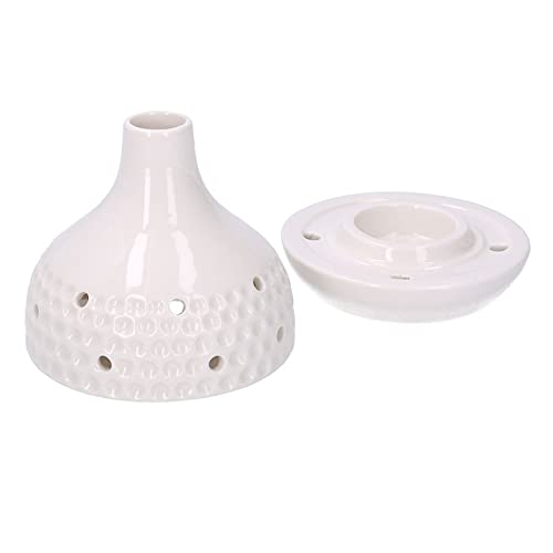Vacchetti Keramik-Kerzenhalter, 1 Stelle, weiß, rund, Mehrfarbig, mittelgroß von Vacchetti Giuseppe