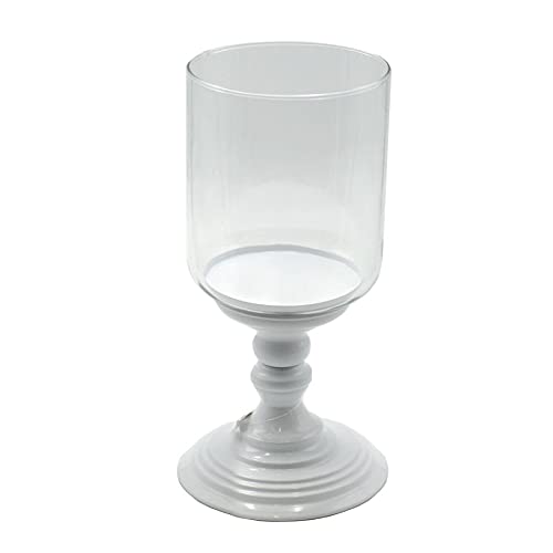Vacchetti Teelichthalter aus Metall, weiß, 1P, Mehrfarbig, klein von Vacchetti Giuseppe