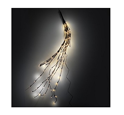Vacchi Licht, Zweige, 144 LEDs, warmweiß, fest, braun, für den Außenbereich von Vacchetti Giuseppe